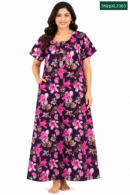 Sivam Nighty Cotton Zip Model XL- SNzpXL2303