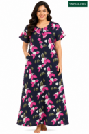 Sivam Nighty Cotton Zip Model XL- SNzpXL2307