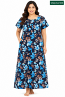 Sivam Nighty Cotton Zip Model XL- SNzpXL2308
