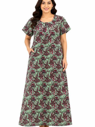 Sivam Nighty Cotton Zip Model XL- SNzpXL2310