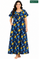Sivam Nighty Cotton Zip Model XL- SNzpXL2311