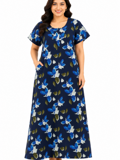 Sivam Nighty Cotton Zip Model XL- SNzpXL2313