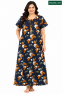 Sivam Nighty Cotton Zip Model XL- SNzpXL2314
