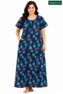 Sivam Nighty Cotton Zip Model XL- SNzpXL2316