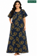Sivam Nighty Cotton Zip Model XXL- SNzpXXL2303