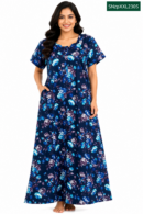 Sivam Nighty Cotton Zip Model XXL- SNzpXXL2305