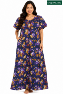 Sivam Nighty Cotton Zip Model XXL- SNzpXXL2312
