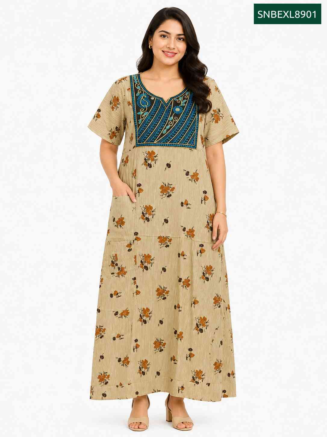 Sivam Nighty Box Embroidery Model XL- SNBEXL8901