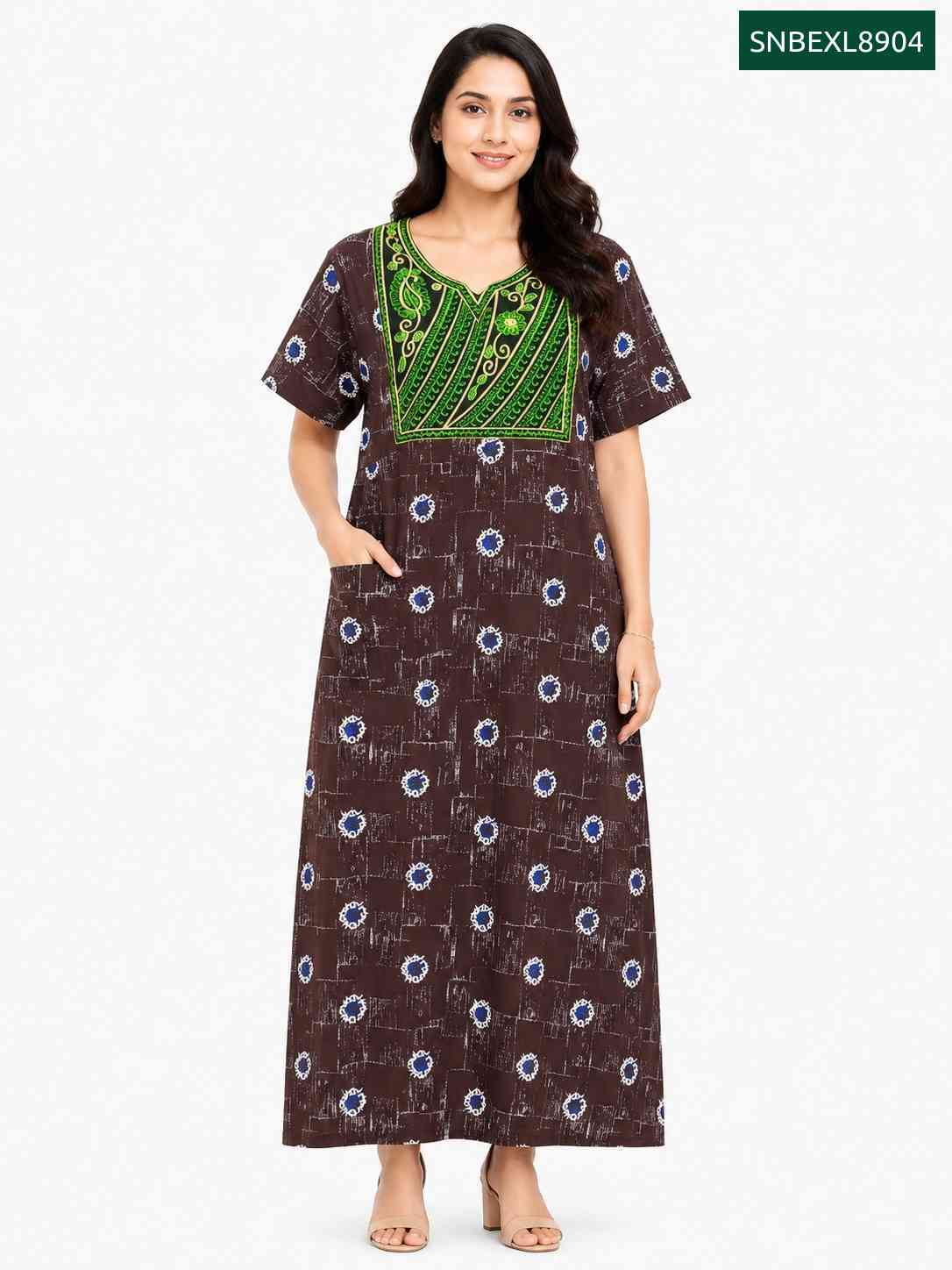 Sivam Nighty Box Embroidery Model XL- SNBEXL8904