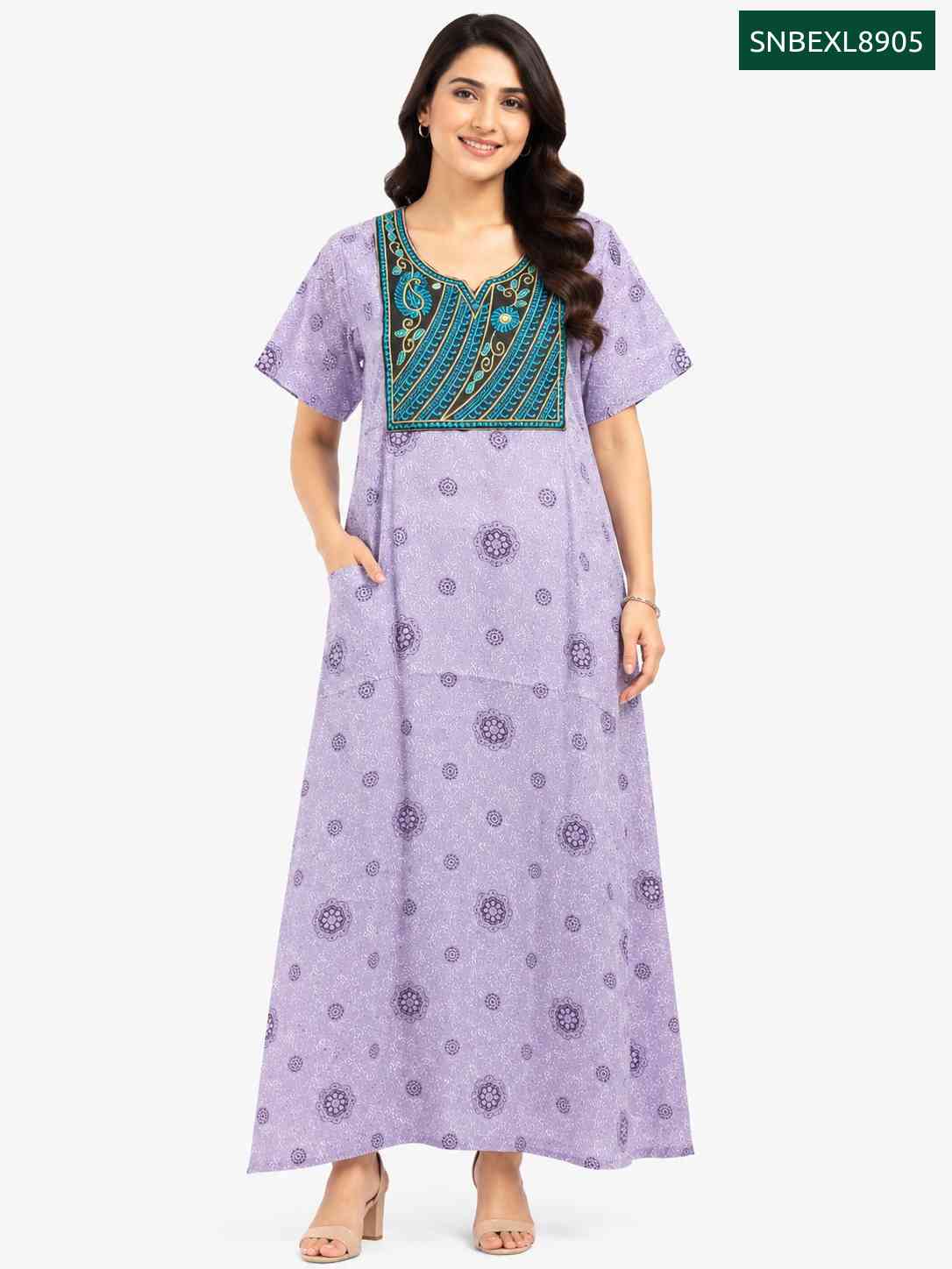 Sivam Nighty Box Embroidery Model XL- SNBEXL8905