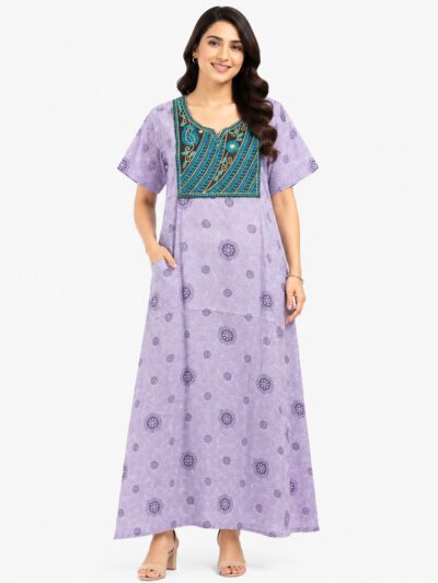 Sivam Nighty Cotton Embroidery Model XL- SNBEXL8905