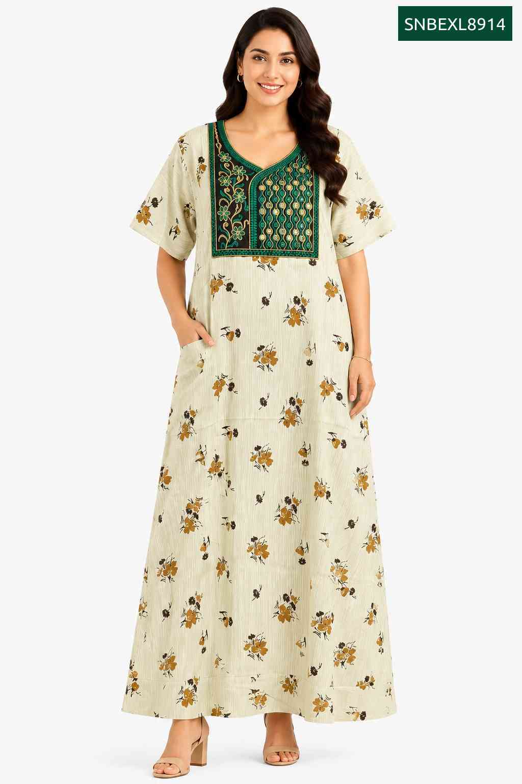 Sivam Nighty Box Embroidery Model XL- SNBEXL8914
