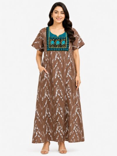 Sivam Nighty Cotton Embroidery Model XL- SNBEXL8915