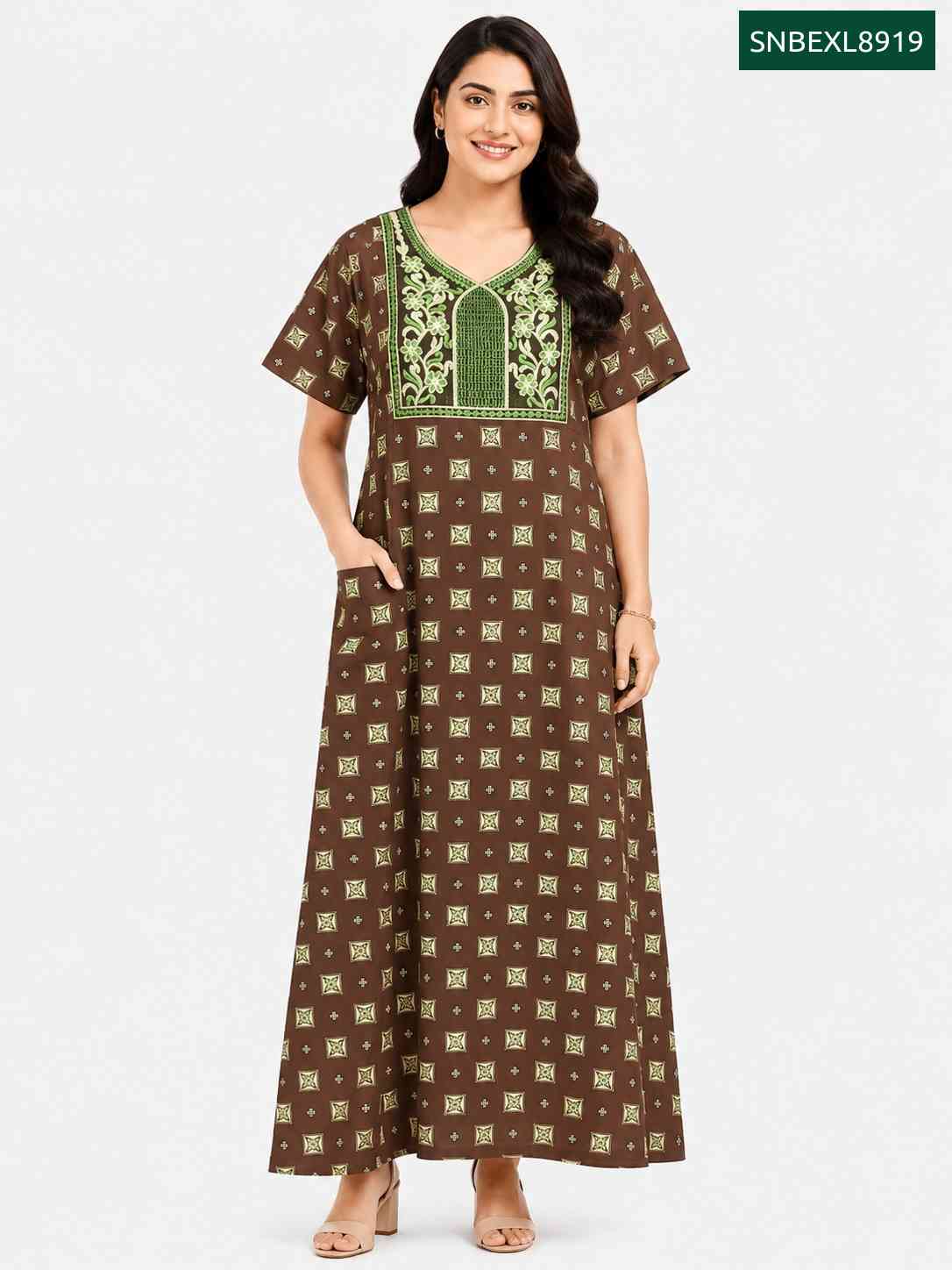 Sivam Nighty Box Embroidery Model XL- SNBEXL8919