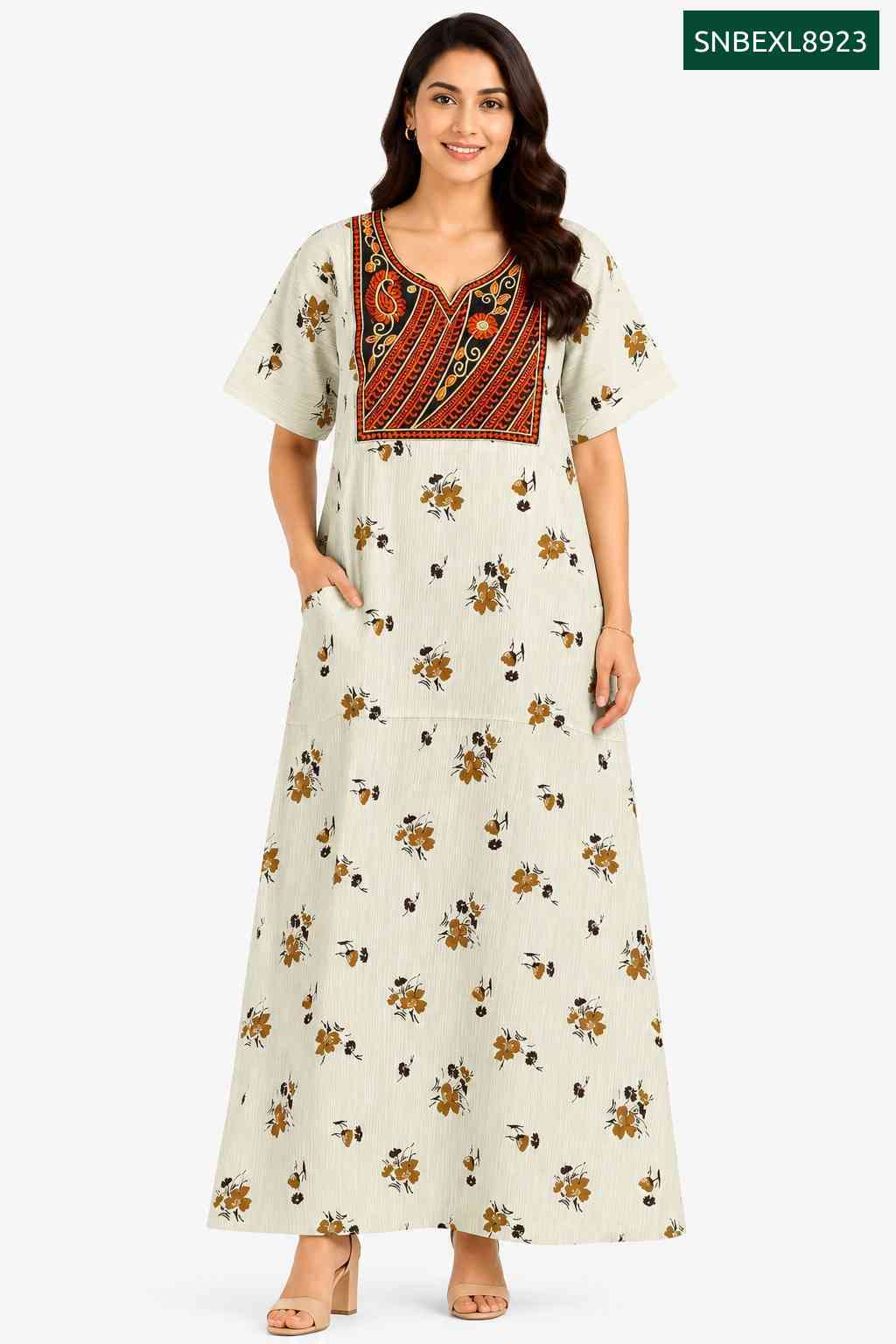 Sivam Nighty Box Embroidery Model XL- SNBEXL8923