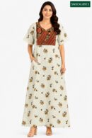 Sivam Nighty Cotton Embroidery Model XL- SNBEXL8923