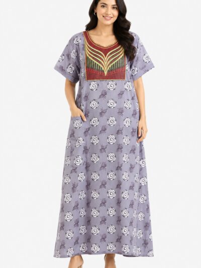 Sivam Nighty Cotton Embroidery Model XL- SNBEXL8924