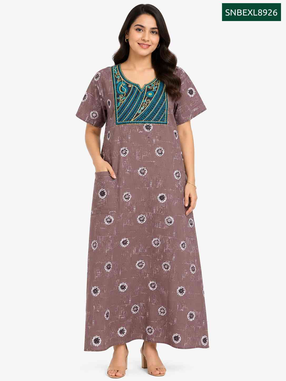 Sivam Nighty Box Embroidery Model XL- SNBEXL8926