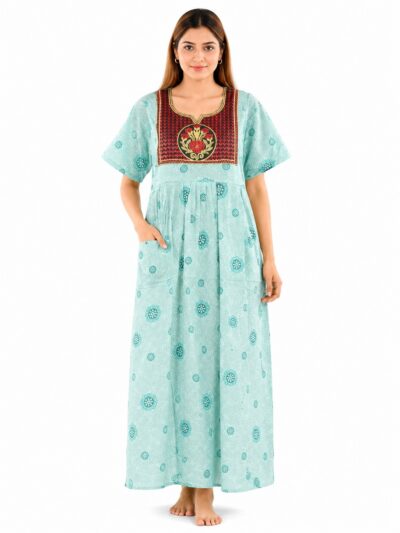 Sivam Nighty Cotton Embroidery Model XL- SNBEXL8935