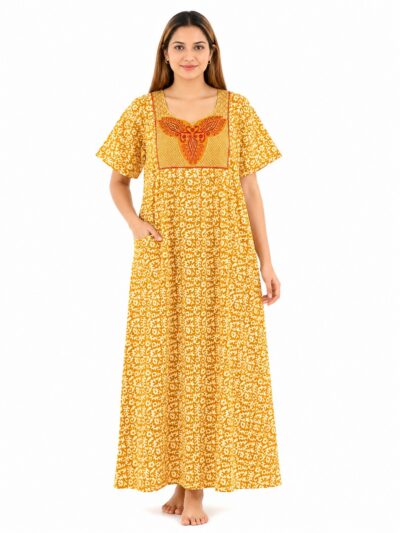 Sivam Nighty Cotton Embroidery Model XL- SNBEXL8936