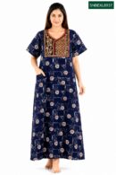 Sivam Nighty Cotton Embroidery Model XL- SNBEXL8937