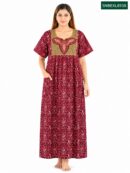 Sivam Nighty Cotton Embroidery Model XL- SNBEXL8938