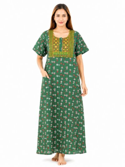 Sivam Nighty Cotton Embroidery Model XL- SNBEXL8939