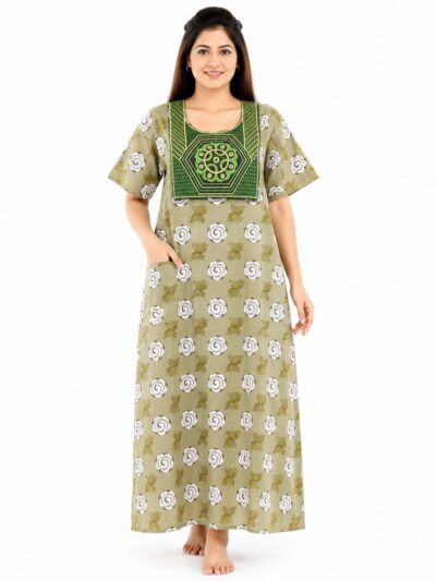 Sivam Nighty Cotton Embroidery Model XL- SNBEXL8944