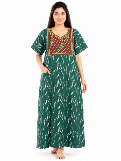 Sivam Nighty Cotton Embroidery Model XL- SNBEXL8949