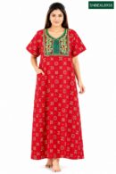 Sivam Nighty Cotton Embroidery Model XL- SNBEXL8950