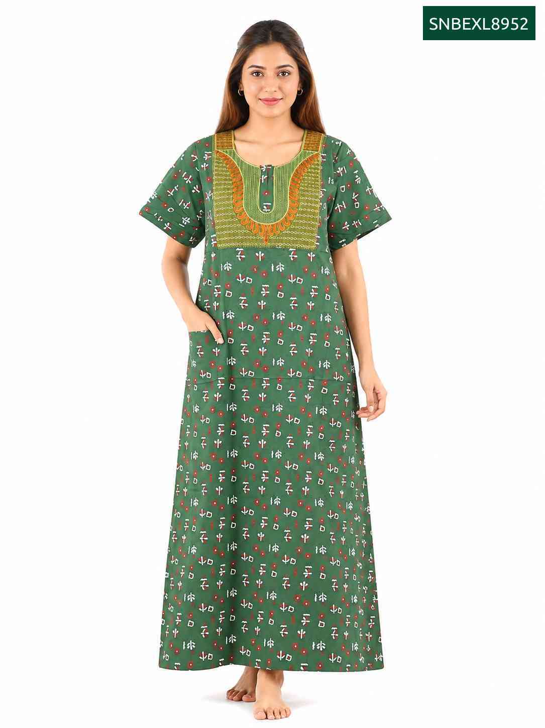Sivam Nighty Box Embroidery Model XL- SNBEXL8952