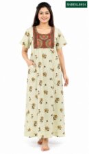 Sivam Nighty Cotton Embroidery Model XL- SNBEXL8954