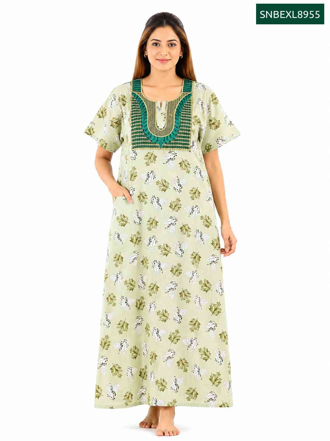 Sivam Nighty Box Embroidery Model XL- SNBEXL8955