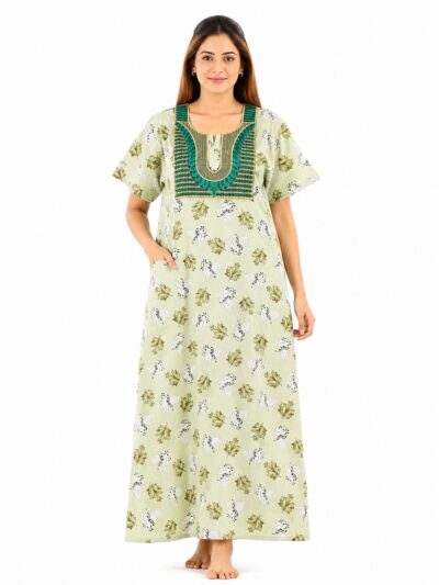 Sivam Nighty Cotton Embroidery Model XL- SNBEXL8955