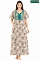 Sivam Nighty Cotton Embroidery Model XL- SNBEXL8960