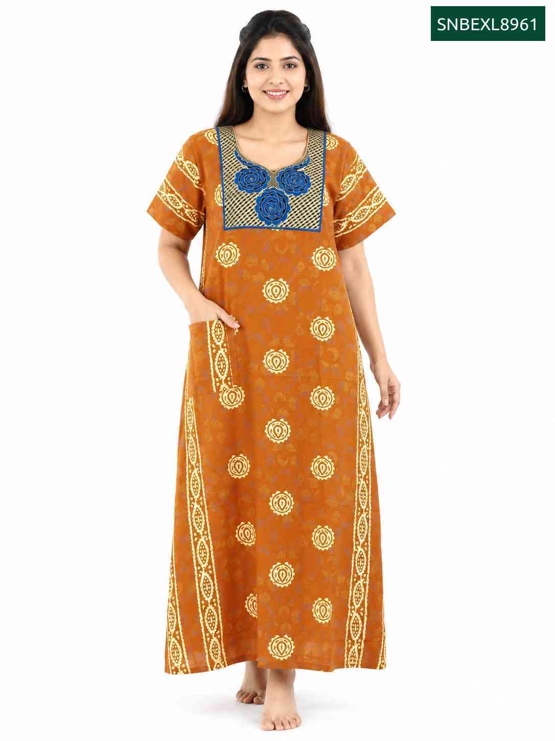 Sivam Nighty Box Embroidery Model XL- SNBEXL8961