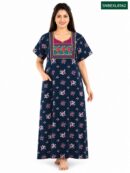 Sivam Nighty Cotton Embroidery Model XL- SNBEXL8962