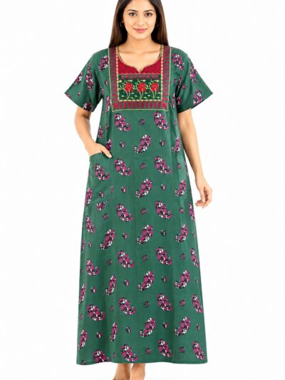 Sivam Nighty Cotton Embroidery Model XL- SNBEXL8969