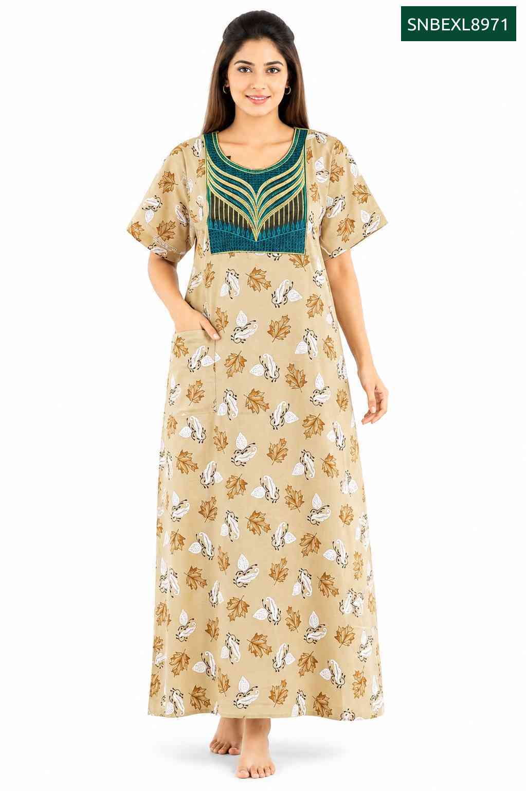 Sivam Nighty Box Embroidery Model XL- SNBEXL8971