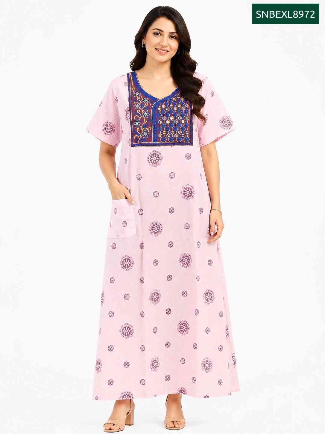 Sivam Nighty Box Embroidery Model XL- SNBEXL8972