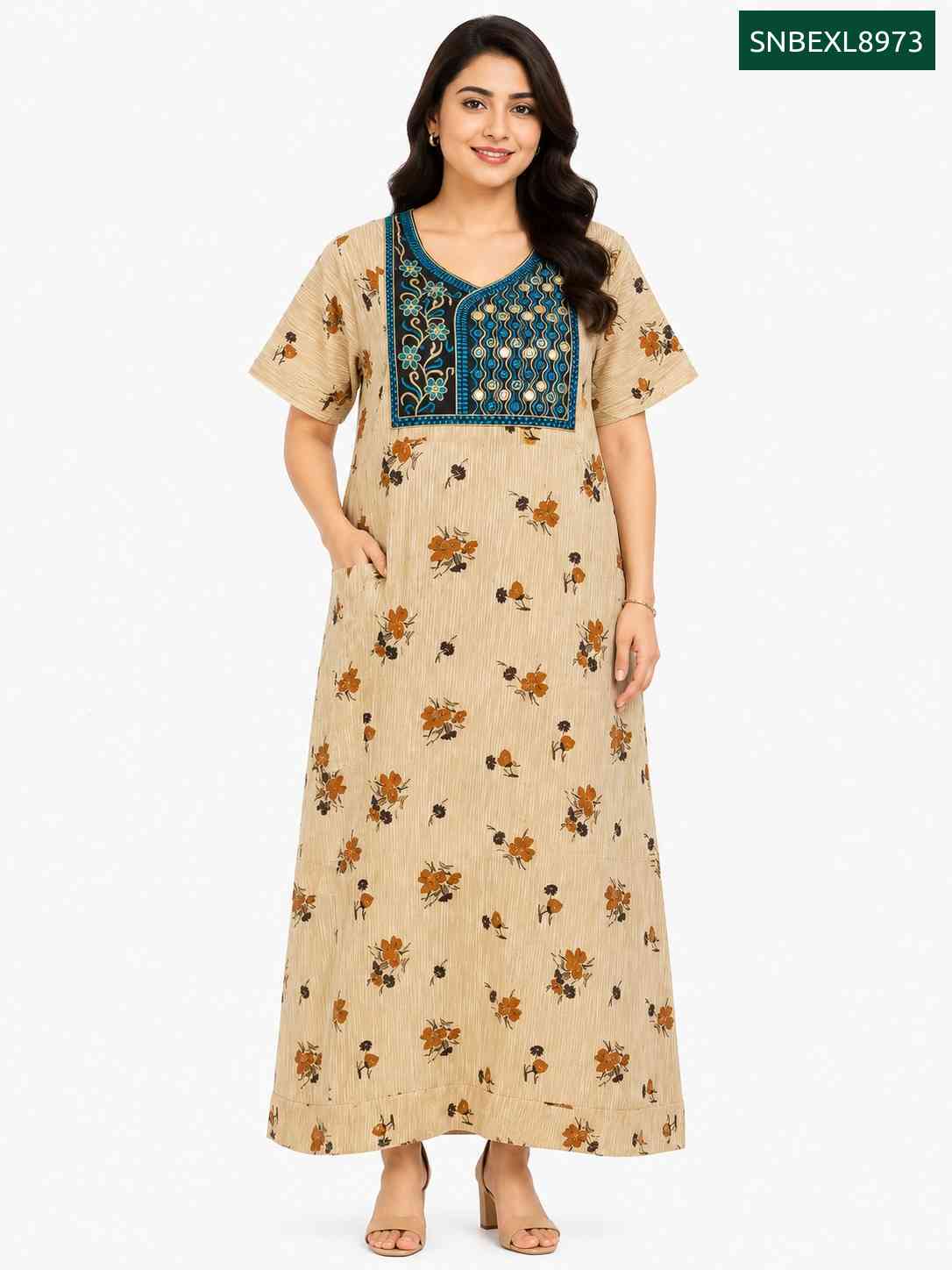 Sivam Nighty Box Embroidery Model XL- SNBEXL8973
