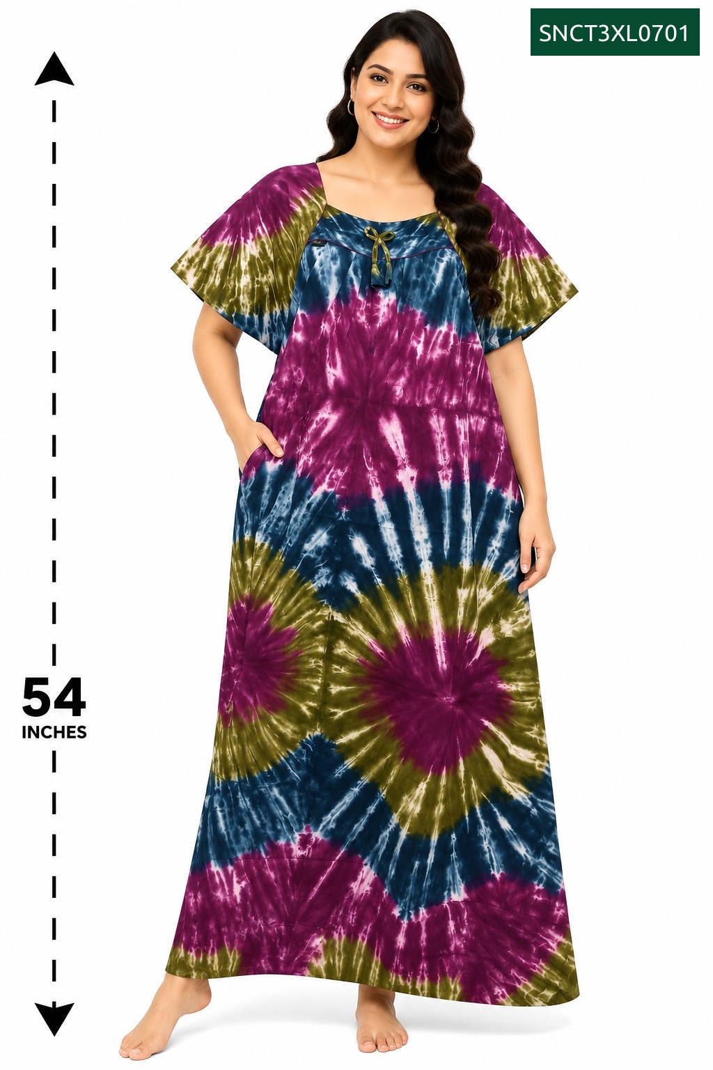 Sivam Nighty Cotton Chungudi Titanic Model 3XL- SNCT3XL0701