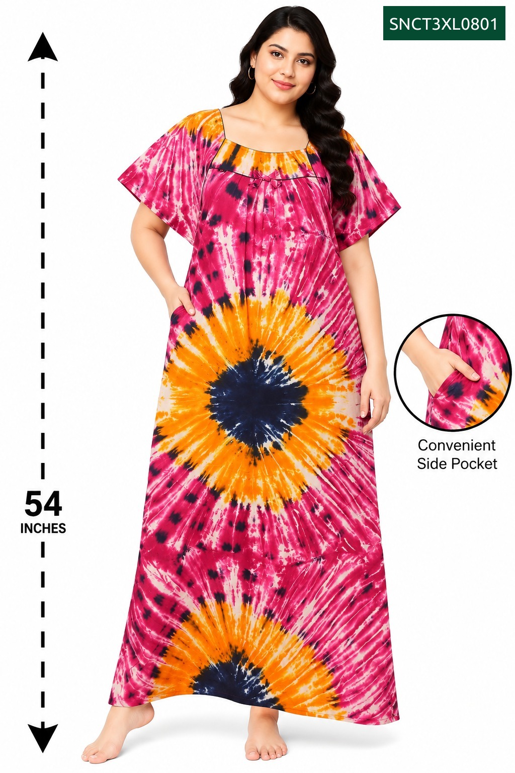 Sivam Nighty Cotton Chungudi Titanic Model 3XL- SNCT3XL0801