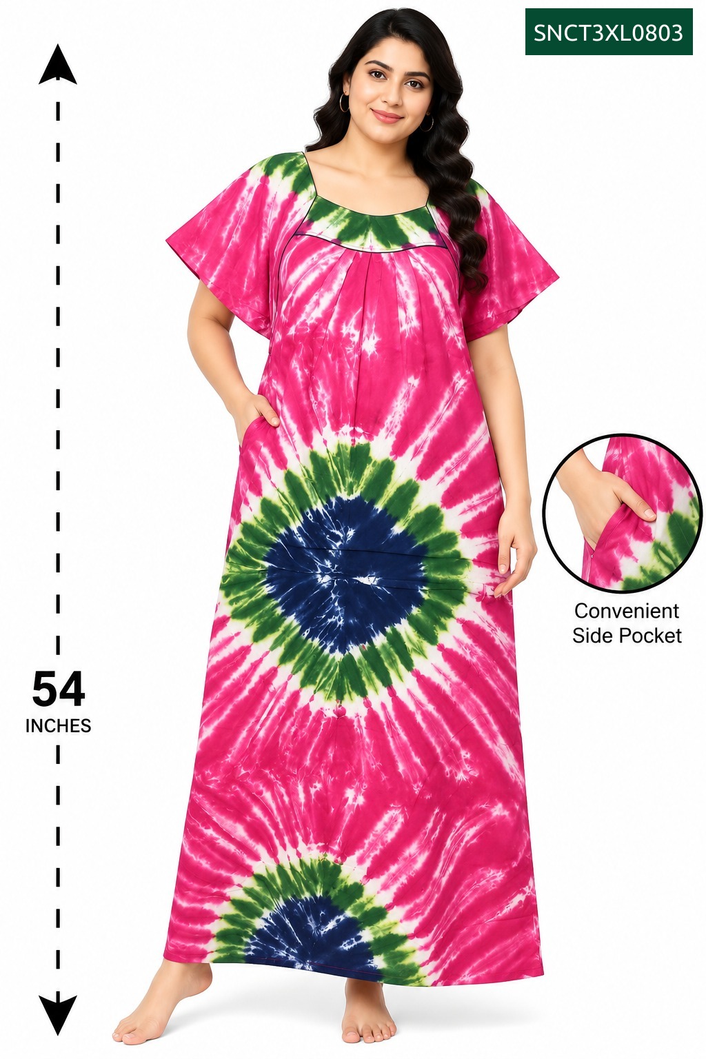 Sivam Nighty Cotton Chungudi Titanic Model 3XL- SNCT3XL0803