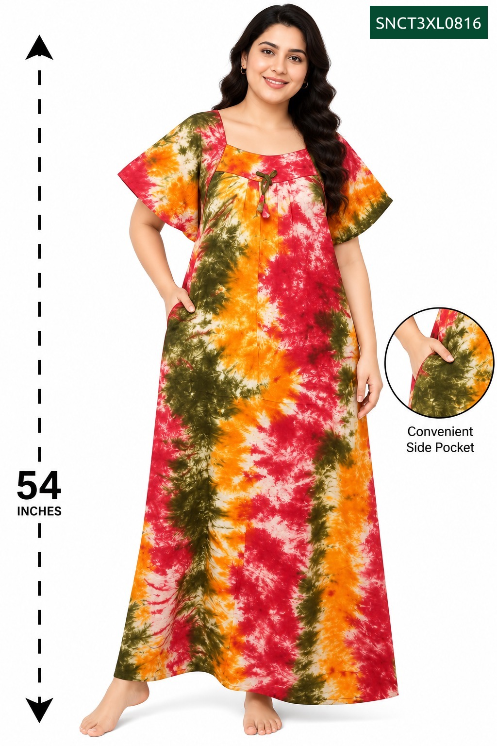 Sivam Nighty Cotton Chungudi Titanic Model 3XL- SNCT3XL0816