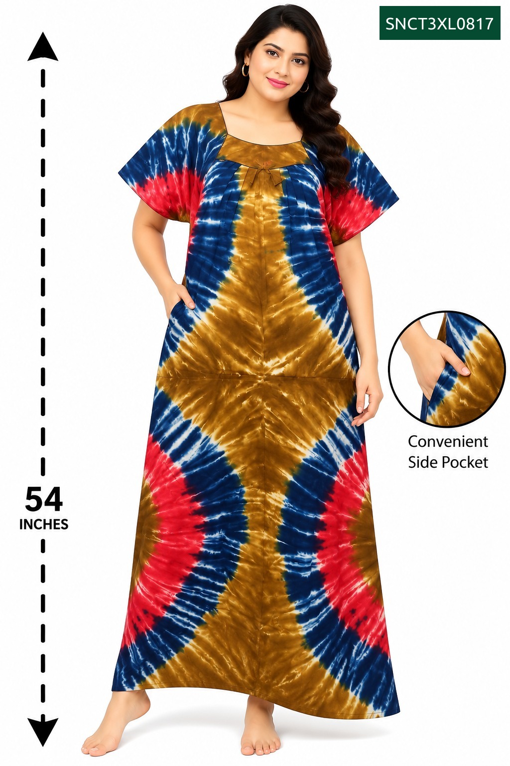 Sivam Nighty Cotton Chungudi Titanic Model 3XL- SNCT3XL0817