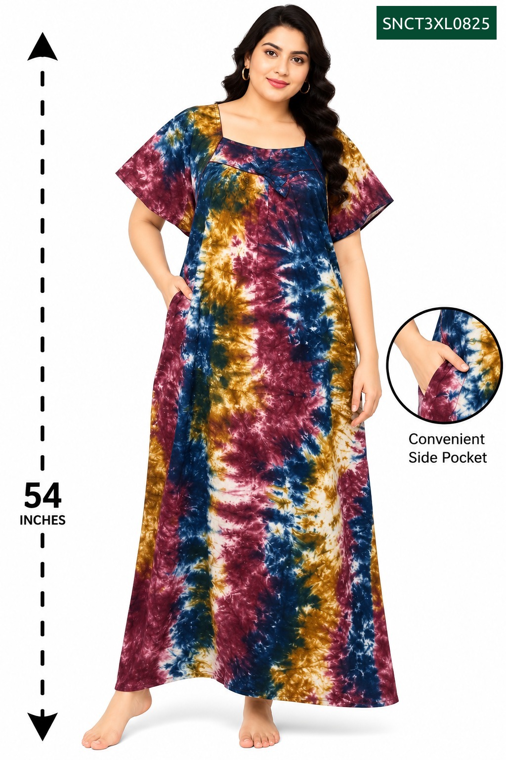 Sivam Nighty Cotton Chungudi Titanic Model 3XL- SNCT3XL0825