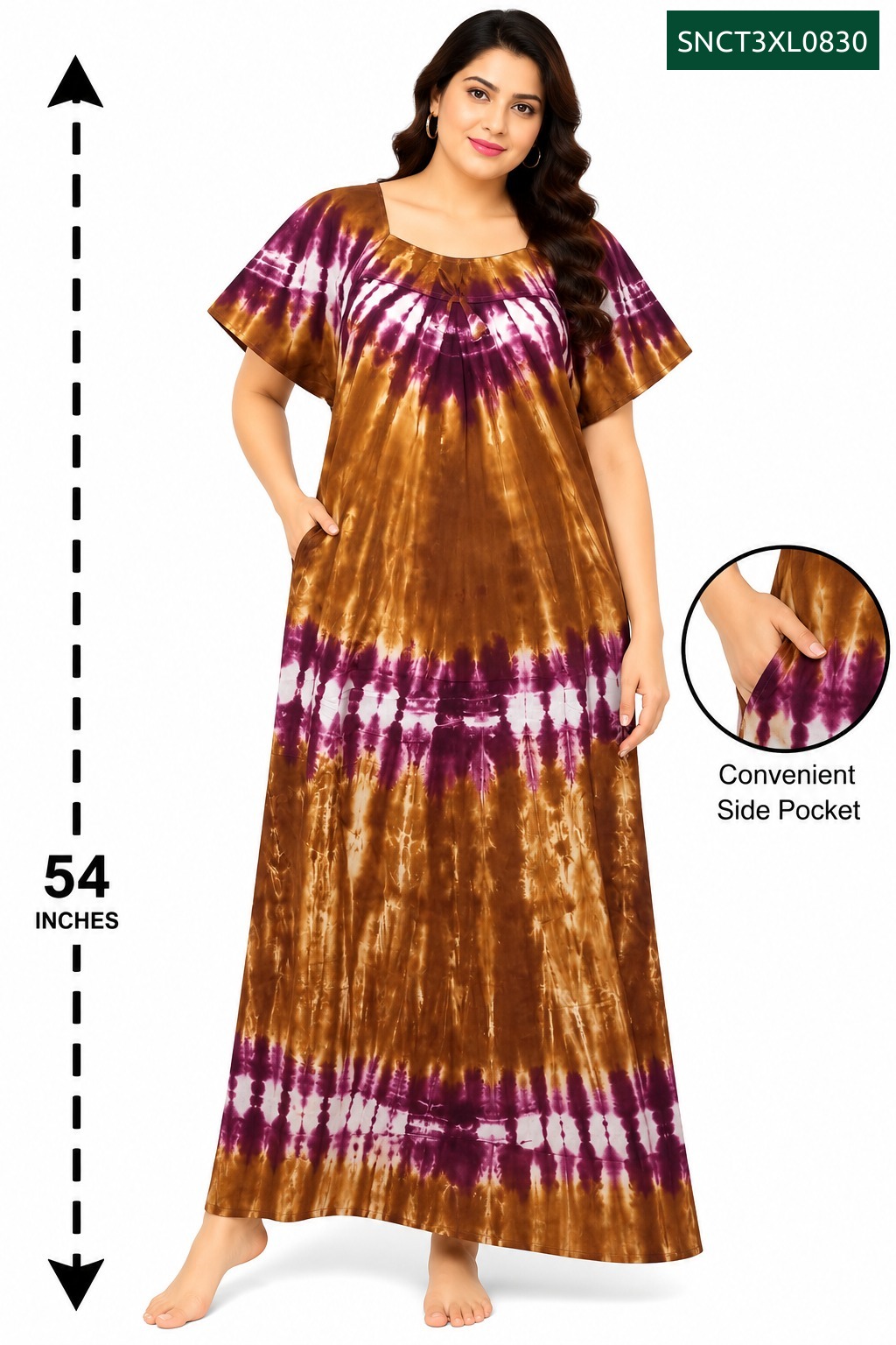 Sivam Nighty Cotton Chungudi Titanic Model 3XL- SNCT3XL0830