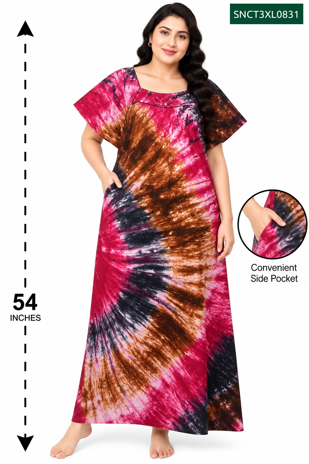 Sivam Nighty Cotton Chungudi Titanic Model 3XL- SNCT3XL0831