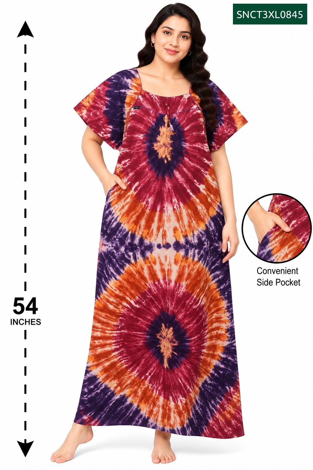 Sivam Nighty Cotton Chungudi Titanic Model 3XL- SNCT3XL0845